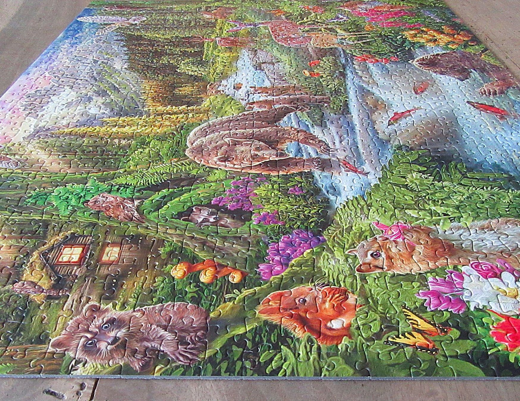 Puzzles: Schmidt Puzzle 1000 Teile - Waldtiere am Waldrand – Gebraucht aus Auenstein von Padabimbim 6