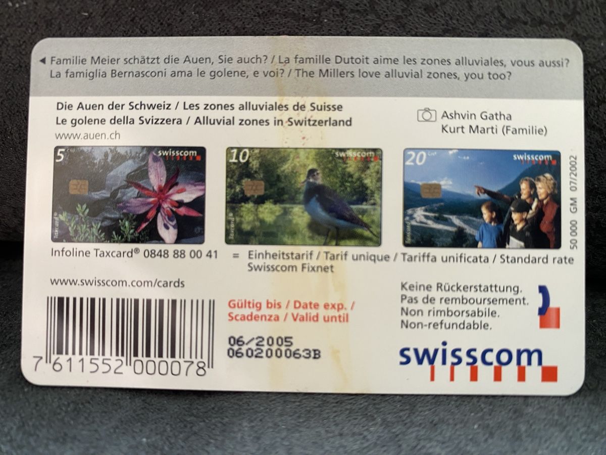 Schede telefoniche: Taxcard GM4 – Usato da Lausanne venduto da babacard10 1