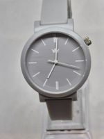 Graue Armbanduhr, unisex, elegant und modern!