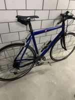 Rennrad blau Marke unbekannt Grösse 56 Klick Pedalen