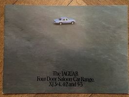 JAGUAR XJ Prestige-Prospekt 1977 brochure catalogue - CH-dt.