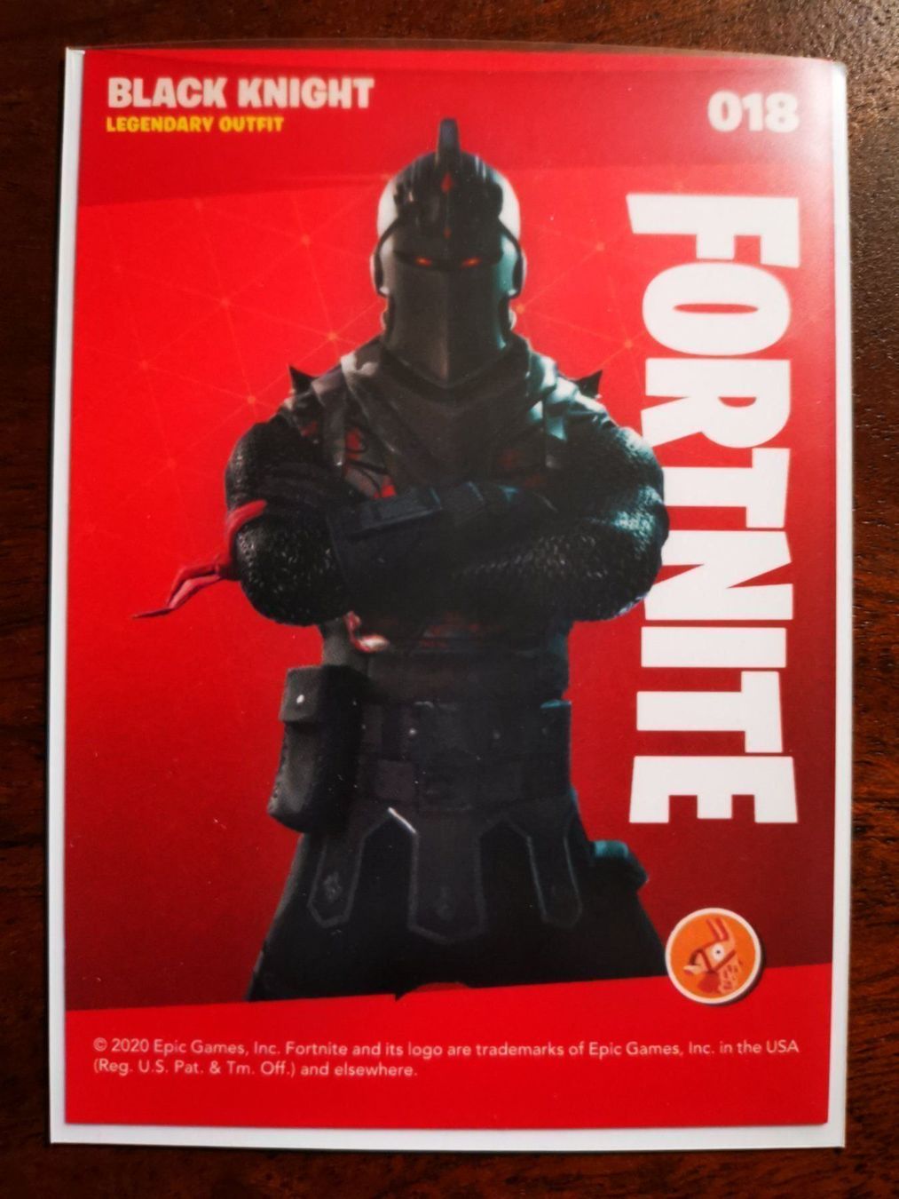 Cartoline: Black Knight 018 Fortnite Karte – Usato da Wallenwil venduto da KP90.ch
