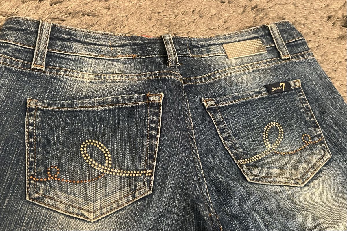 Jeans: Seven7 Jeans Gr. 26 mit Strass – Usato da Kilchberg ZH venduto da SyFo286 3