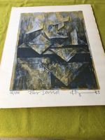 Handsignierte Lithographie, 32/500, von HC Jansen