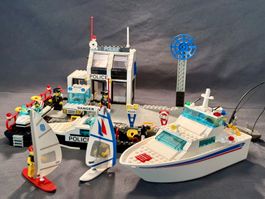 Lego 4011 Cabin Cruiser + Lego 6540 Pier Police