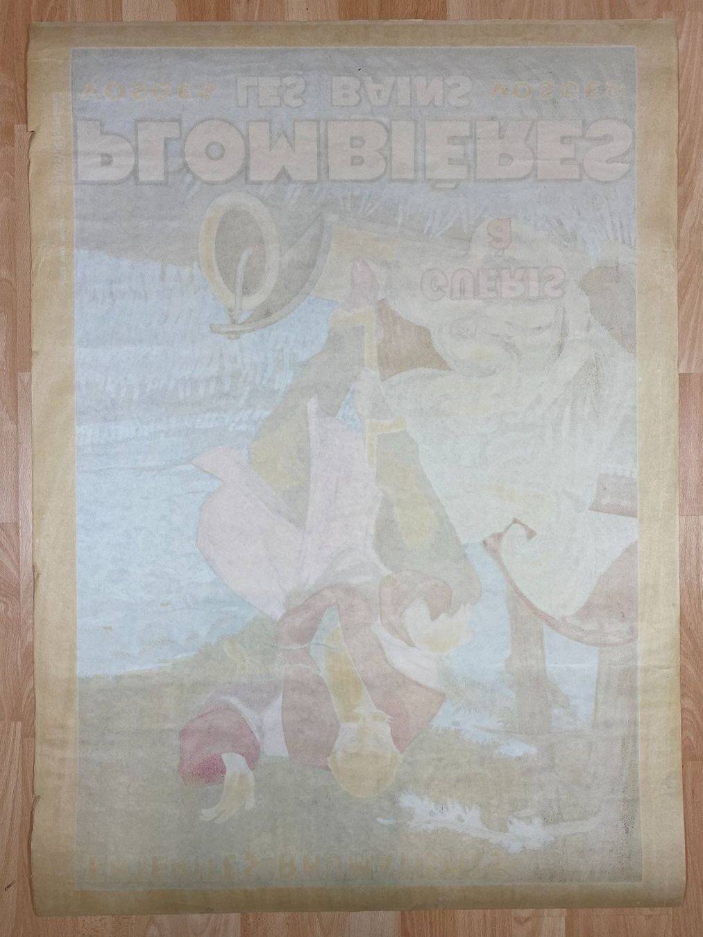 Poster & Bilder: Plakat 1931 Plombieres original antik – Gebraucht aus Vaduz von Unikate-Markt 1