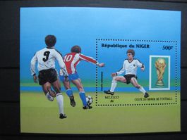 Niger 1986 Fussball WM Mexico ** BL