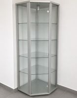 Vitrinen-Eckschrank Glas  5 Fachböden guter Zustand