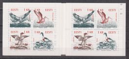 Estland: Markenheft Vögel 1992 / Postfrisch