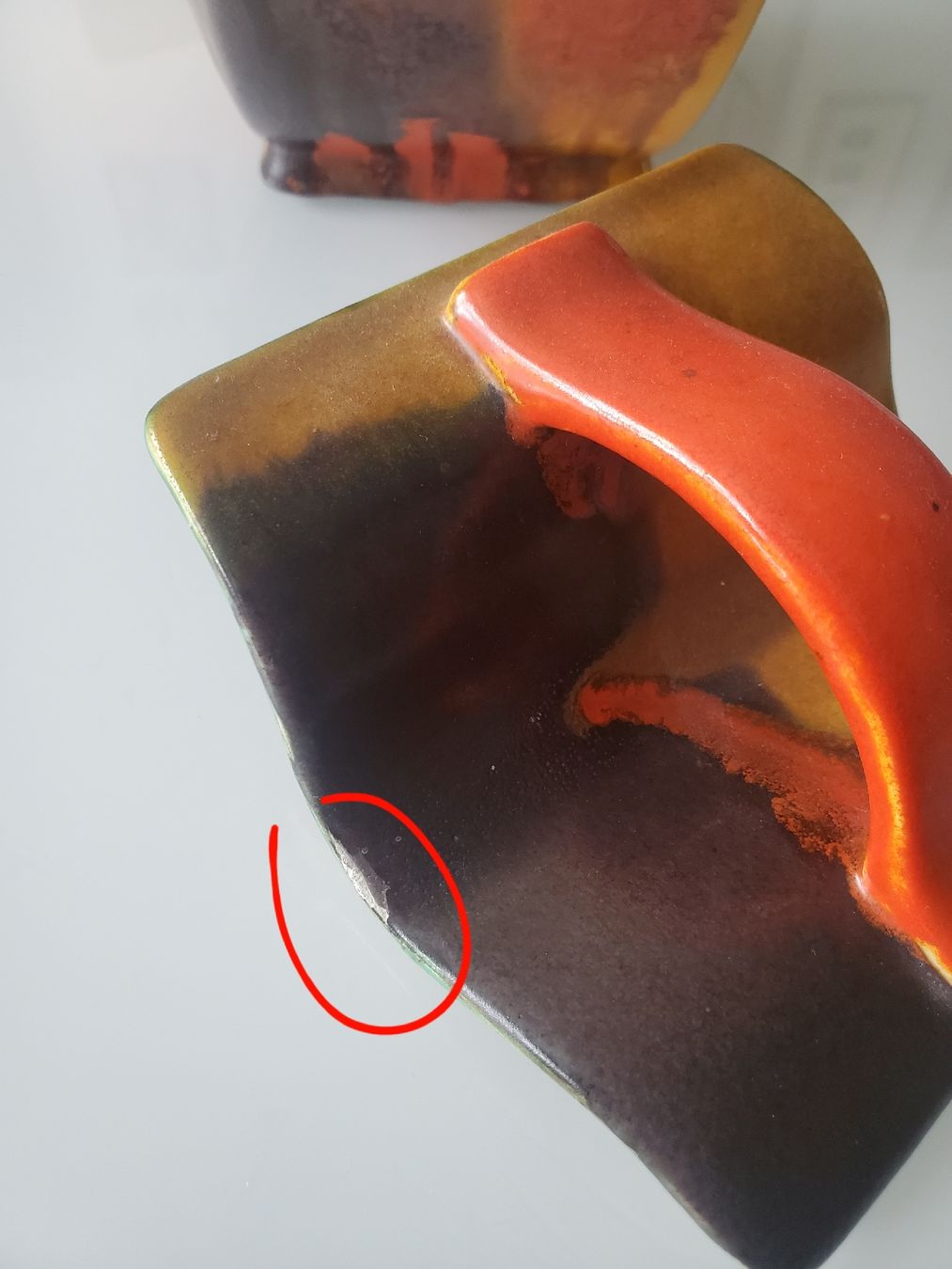 Pentole: Art Déco Keramiktopf mit Deckel – Usato da Frauenfeld venduto da BeneFull 4