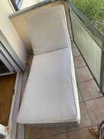 Chaise longue / bain de soleil en résine tressée