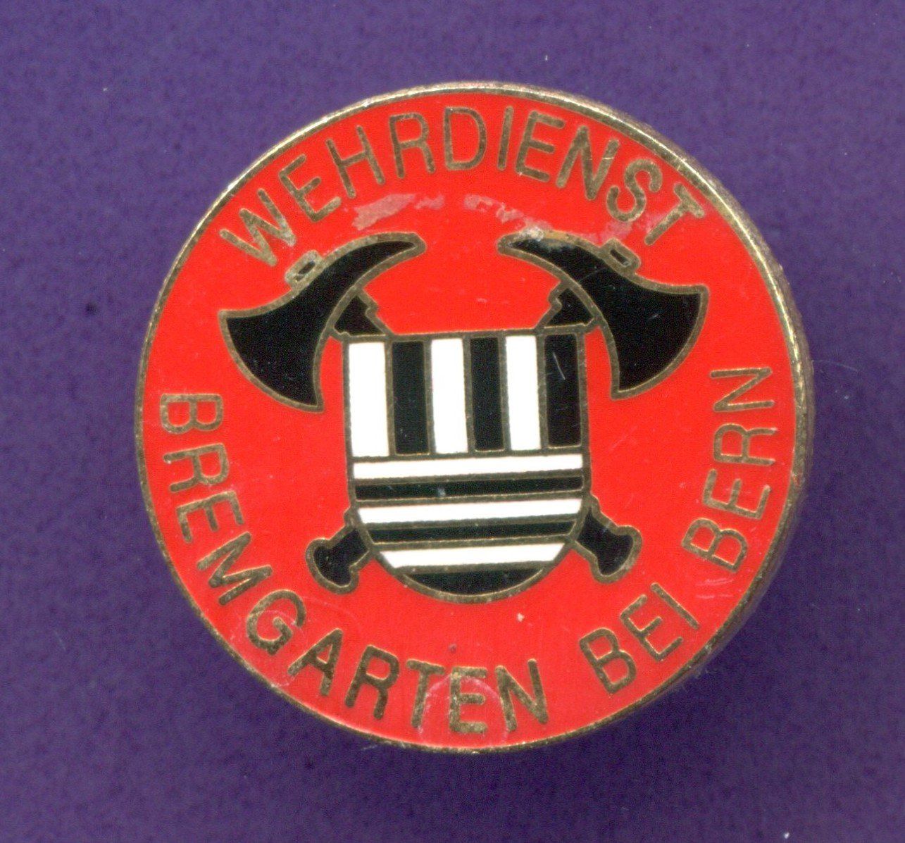 Placchette & Badge: Feuerwehr  BREMGARTEN – Usato da Winterthur venduto da Sammleroase
