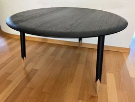 Hoof Table SW2 & TRADITION Designer Tisch ø90cm schwarz