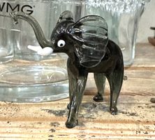 Kleiner Elefant Muranoglas gemarkt Murano
