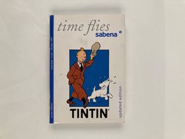 Tintin grille horaire d'avion Sabena