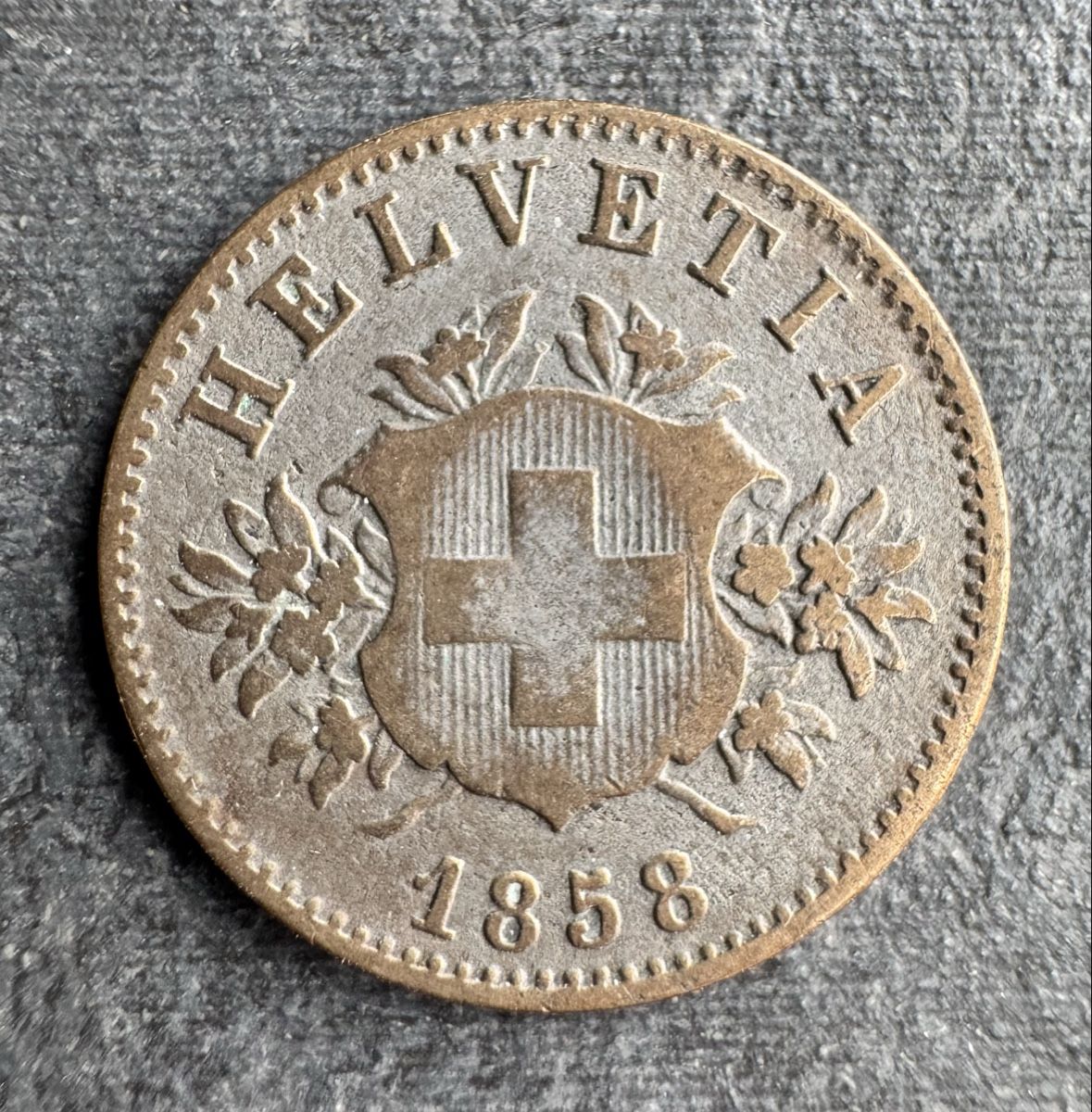 Toutes les monnaies: 20 Rappen 1858 – D'occasion à Meilen par coins4sale