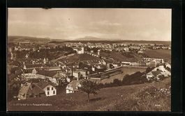 Schaffhausen, Ortsansicht aus der Vogels