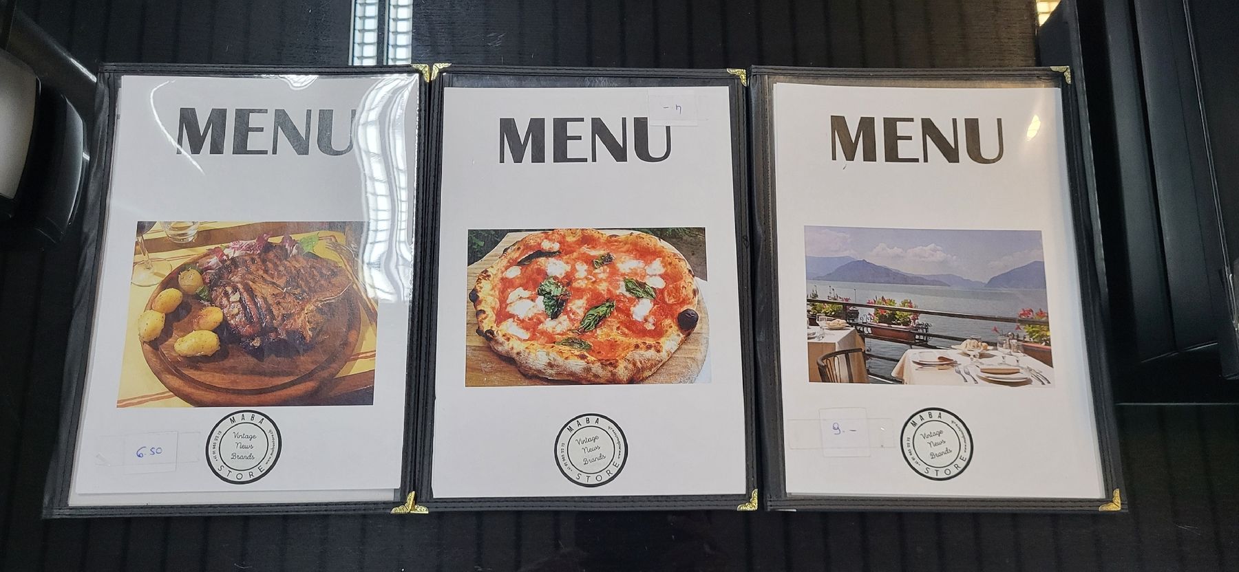 Elettrodomestici da cucina: 3 Menü mappen 2 blatt,4 blatt,6 blatt – Nuovo (secondo la descrizione) da Figino venduto da mayam63