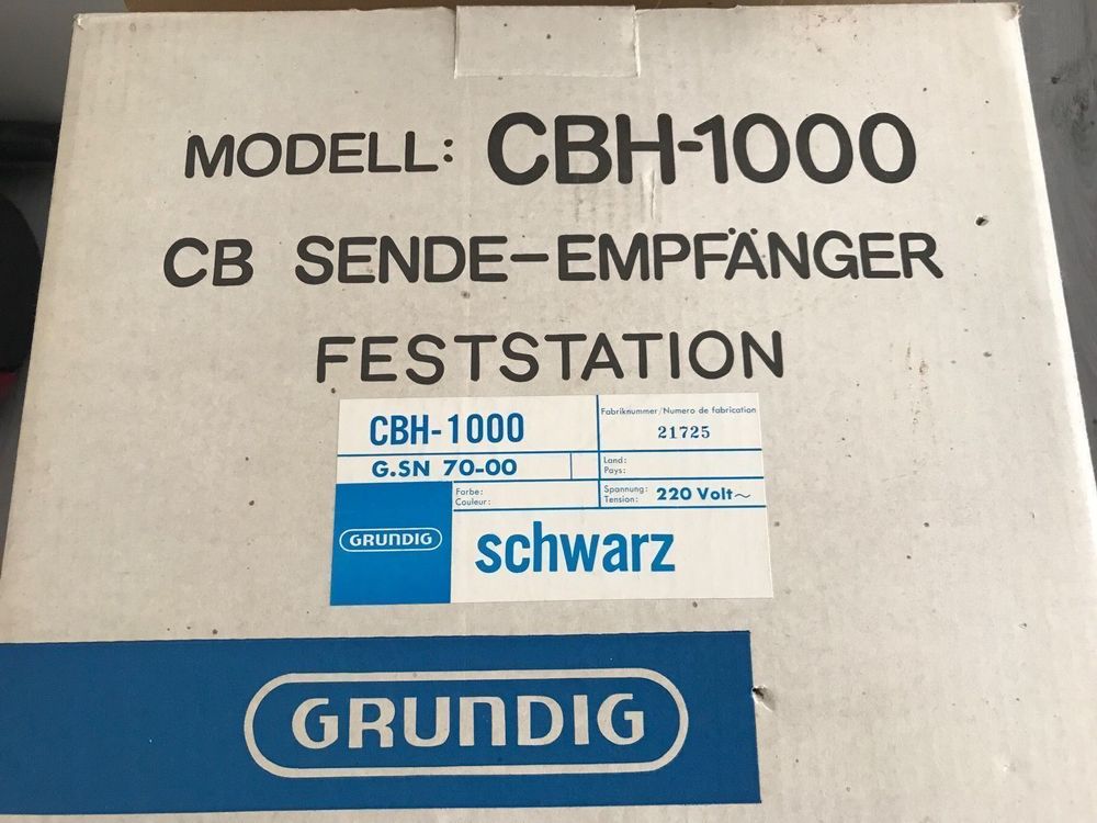 Grundig CBH 1000 Heimstation | Kaufen auf Ricardo