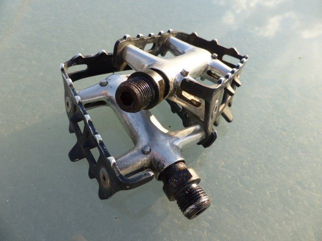 Pédales Vélo Pédales VTT M-Wave Steady K3 - Unisexe Adulte, Noir, Roulement à Billes 95x72mm Cale Pied Velo