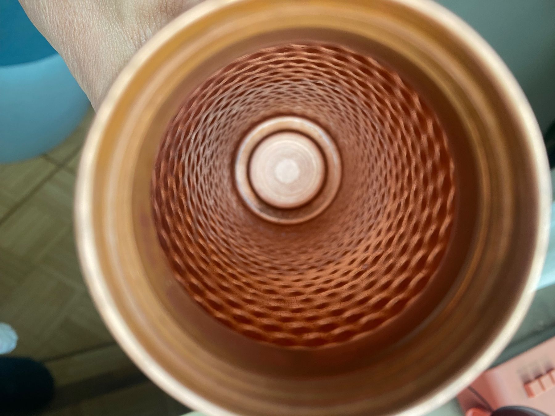 Borracce & Thermos: Ayurveda Kupferflasche - Neu – Nuovo e nell'imballaggio originale da Ossingen venduto da ThomasTZ 1