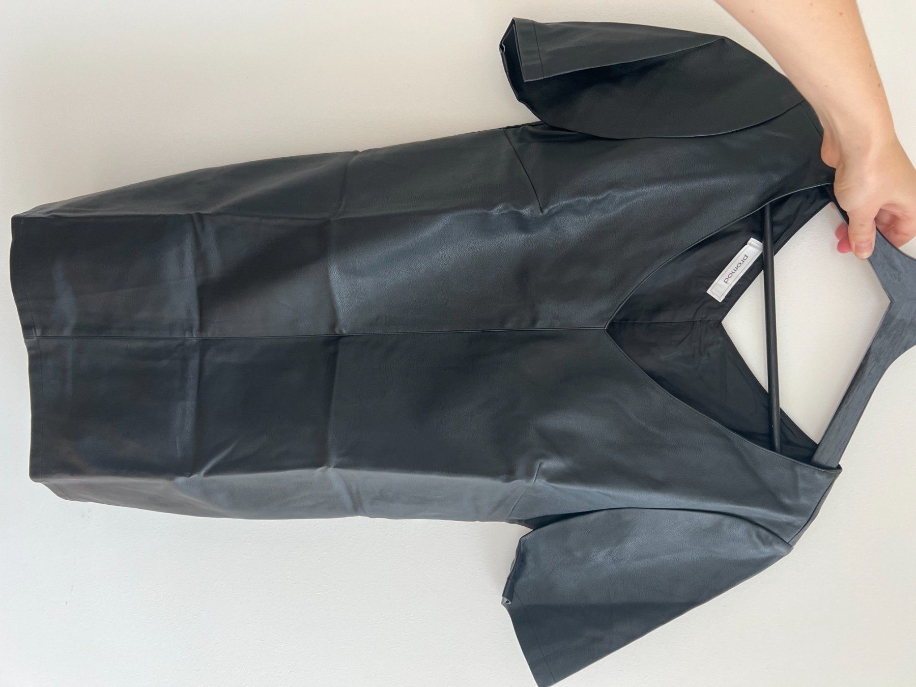 Promod Vestiti: Robe noire en similicuir Promod – Usato da Zürich venduto da mps_9cp7 1