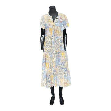 ZARA Kleid, Gr. M, Boho-Print, fliessend, bunt,