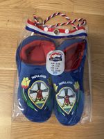 Neue Hausschuhe Holland Motiv blau Grösse 31-35 neu verpackt