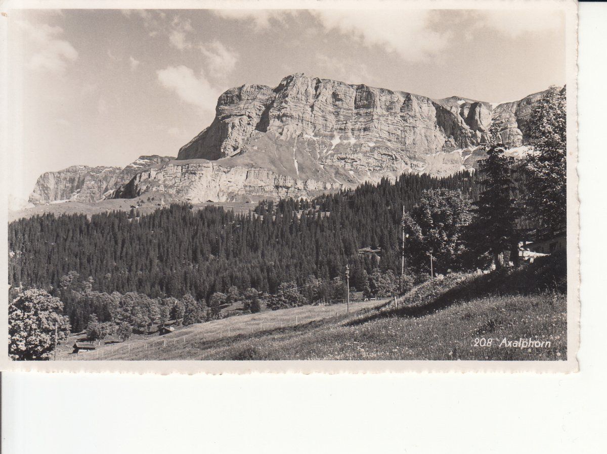 Cartoline postali: Axalphorn ca. 1940 – Usato da Bürglen TG venduto da StampGraf