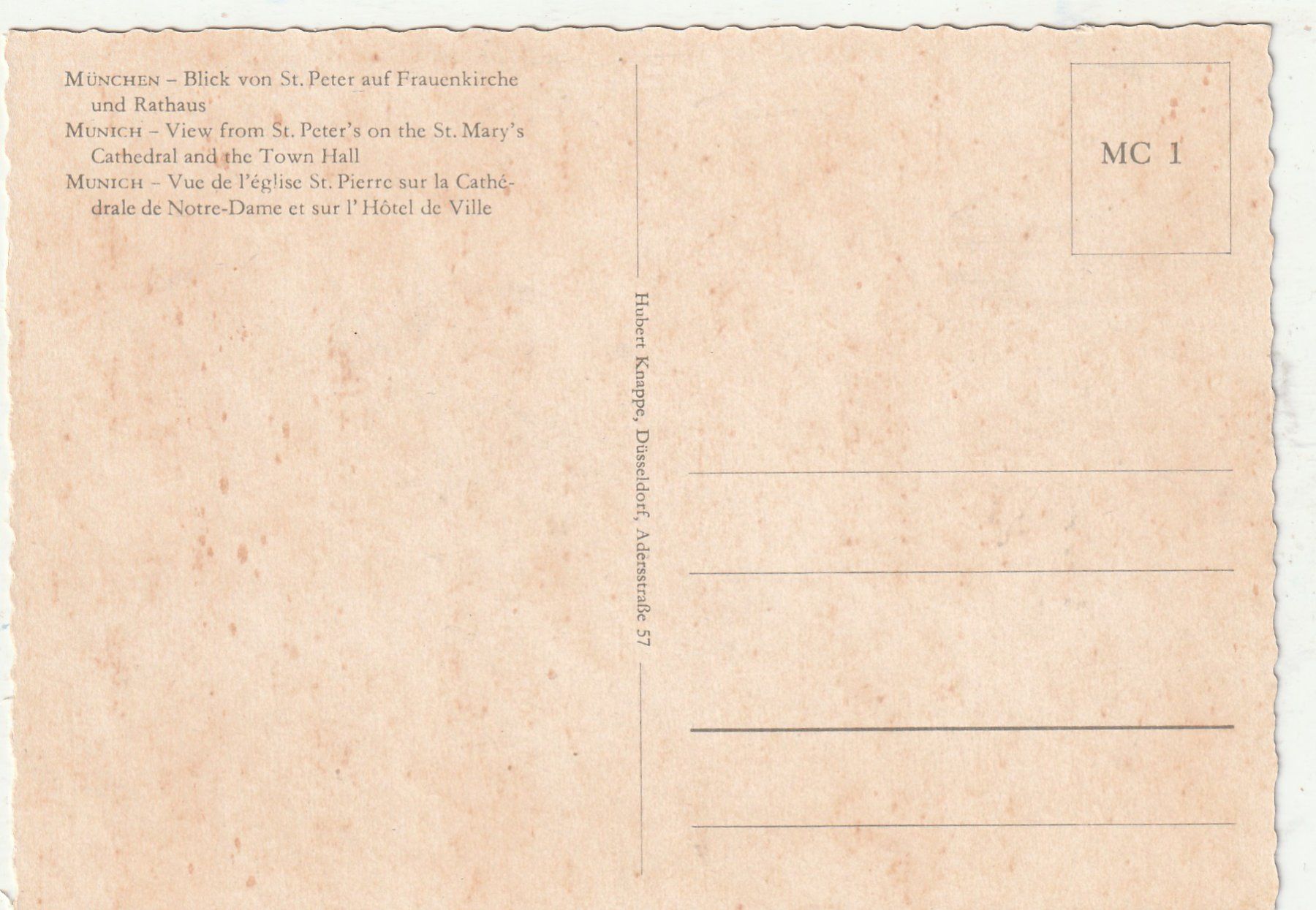 Cartoline postali: München – Usato da Lumbrein venduto da made02 1