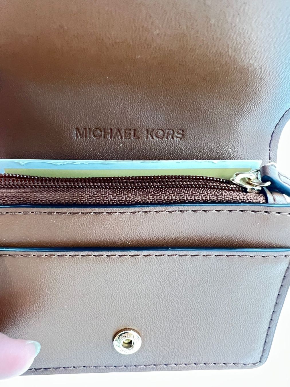 Michael Kors Portamonete: Michael Kors Portemonnaie brown – Nuovo e nell'imballaggio originale da Wiedlisbach venduto da Sistershop 3