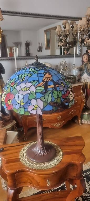 Lampade: Farbenfrohe Tiffany Lampe mit Vögel – Nuovo (secondo la descrizione) da Kaufdorf venduto da Nati-Nati 4