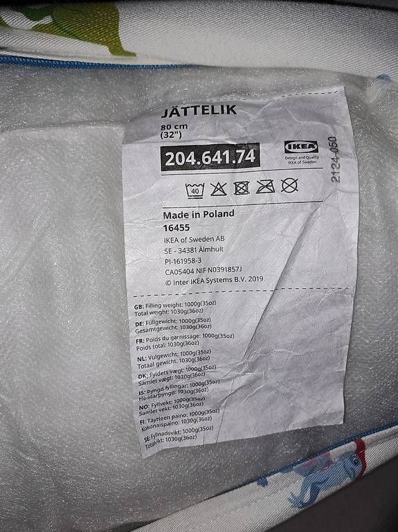 Ikea Kissen: JÄTTELIK Kissen mit Bezug, 80cm – Gebraucht aus Zürich von cla_pb5j 1