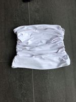 Weisses Bandeau Top, ideal für den Sommer, Grösse XS