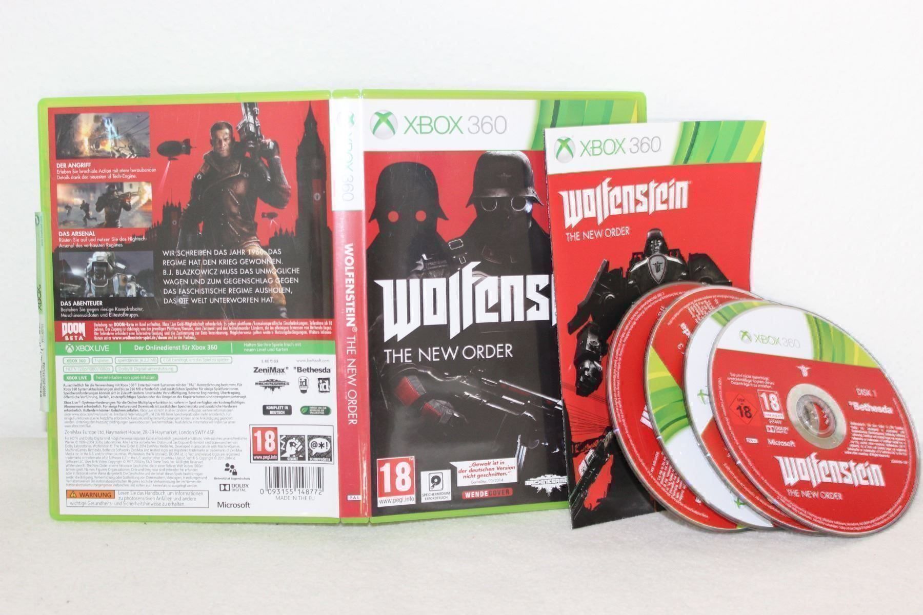 Spiele: Wolfenstein The New Order – Gebraucht aus Reinach BL von RetroGamesSportsMore
