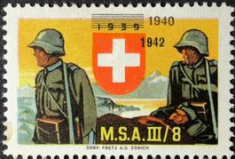 Militär Sanitäts Anstalt III/8, 2x Aufdr, 2.WK, Wi San 78