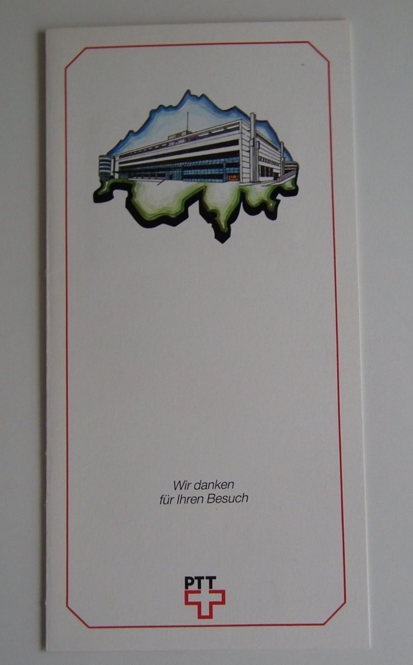 Alle Briefmarken: Kreispostdirektion Luzern  Besucher Folder 1987 – Gebraucht aus Kriens von WULLU99