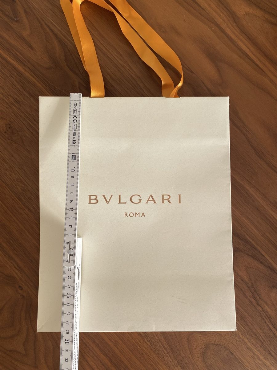 Bulgari Borse da donna: Originale Bulgari Papiertragetasche / Geschenktüte – Usato da Zürich venduto da blancali 1