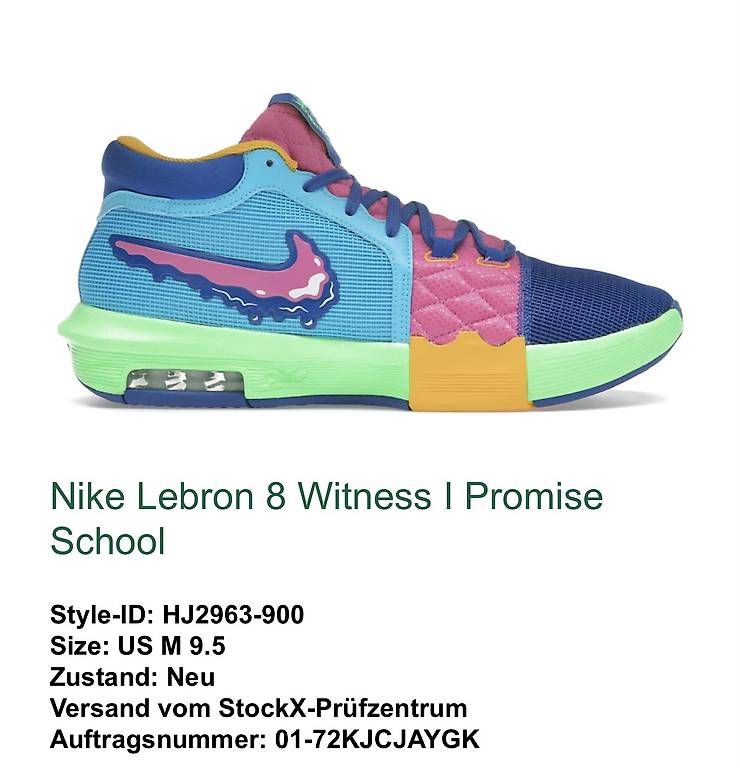 Nike Scarpe da uomo: Nike Lebron 8 Witness – Usato da Zürich venduto da anjamug