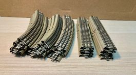 Märklin H0 M-Gleis Konvolut 24 Schienen gerade & gebogen