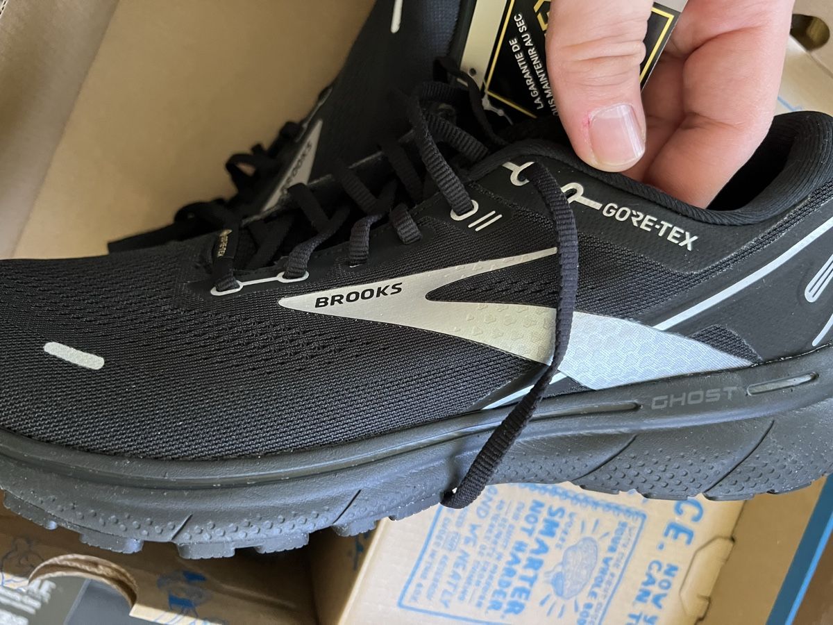 Scarpe da uomo: BROOKS Ghost 14 GTX Black/Black/Ebony – Nuovo e nell'imballaggio originale da Basel venduto da La.Bonne.affaire 2