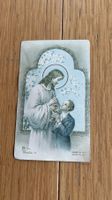 Heiligenkarte Kommunion Jesuskind Andacht Vintage selten