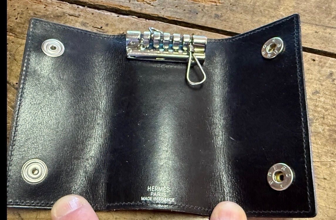 Hermès Portachiavi: Original HERMES Leder Schlüssel Etui – Usato da Basel venduto da mimi8668