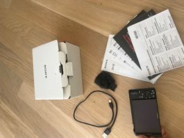 Sony ZV-1F Vlog Kamera 4K | Top Zustand | inkl. Mikrofon, Ak
