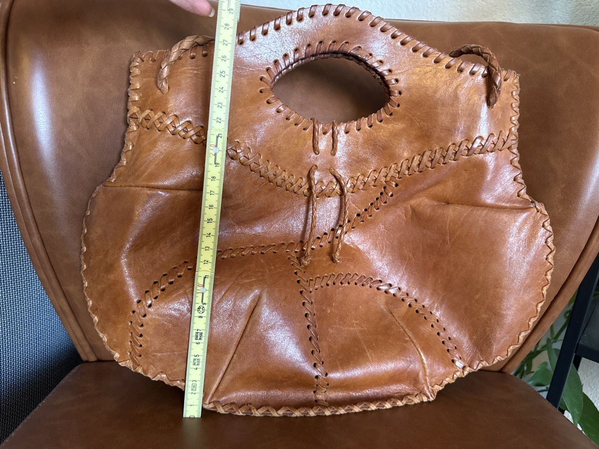 Borse da donna: Sac à main en cuir marron – Usato da Bulle venduto da LeMoleson 5