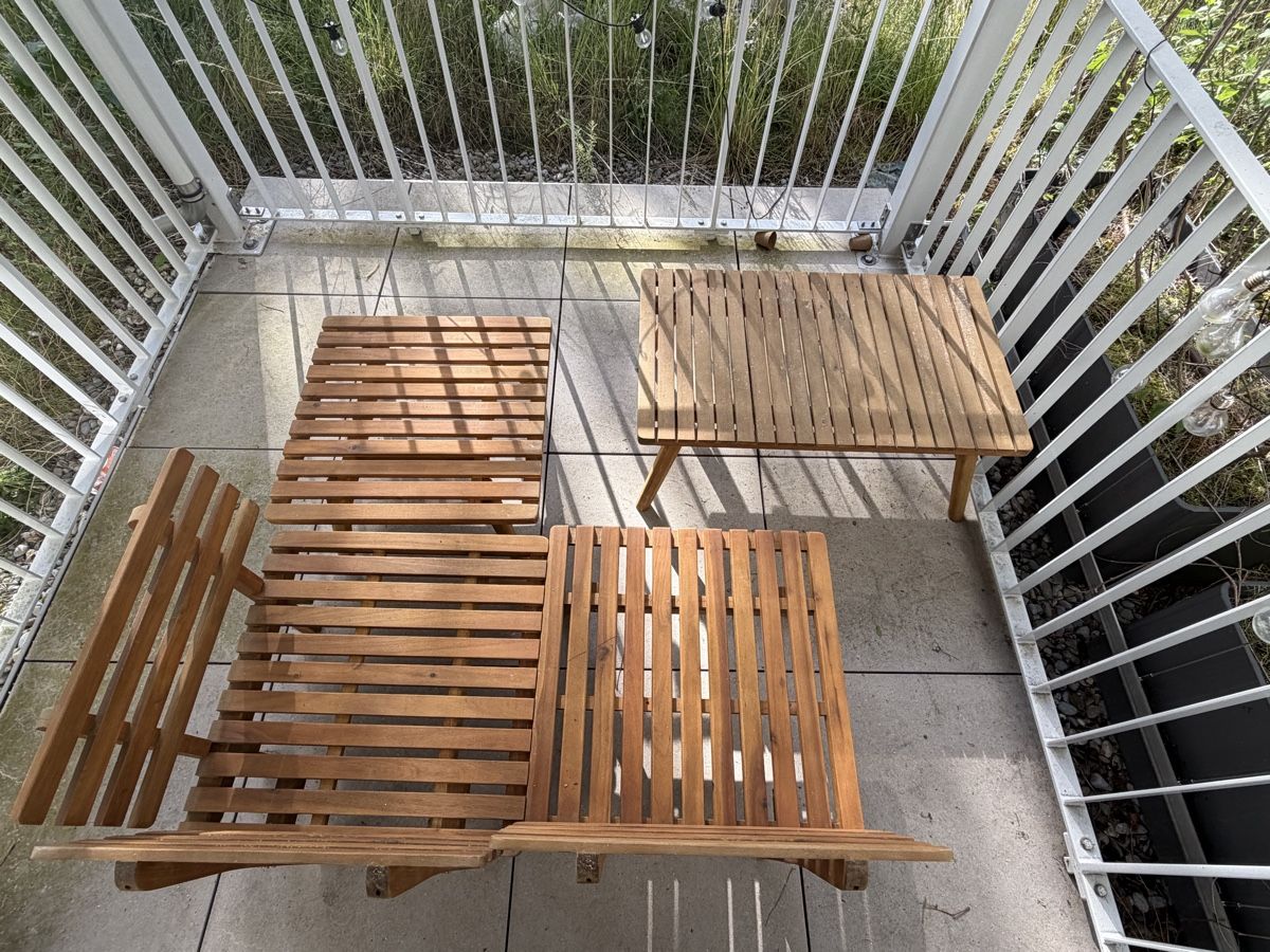 Divani: Garten Lounge Holz 186x65cm – Usato da Bern venduto da al.essia 9