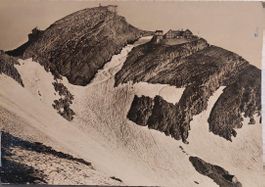 SÄNTIS - Berghotel, Observatorium und Bahnstation - 1952