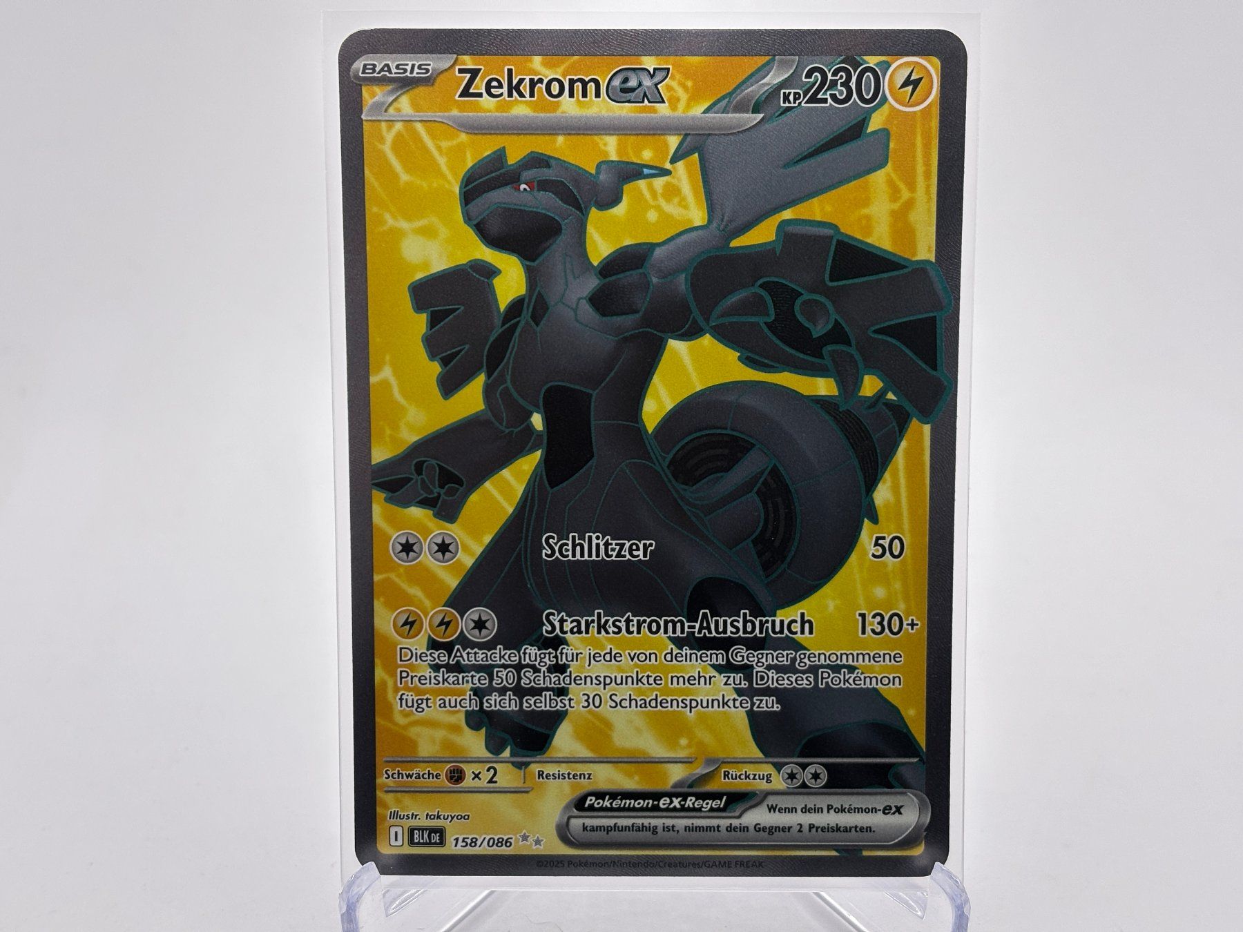 Pokémon Carte collezionabili: Schwarze Blitze - Zekrom ex  (BLK 158) - DE – Nuovo (secondo la descrizione) da Allschwil venduto da Bullach
