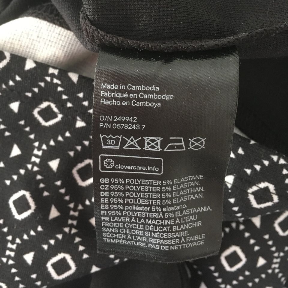 Mini Robe Femme H&M Multicolore - Taille 8, Neuve Avec étiquettes, Longueur Courte