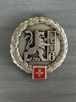 Schweizer Armee Beretemblem 6. F Div